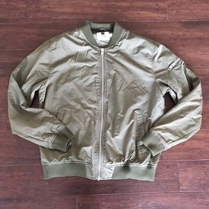 TOPMAN Olive green bomber jacket size XL